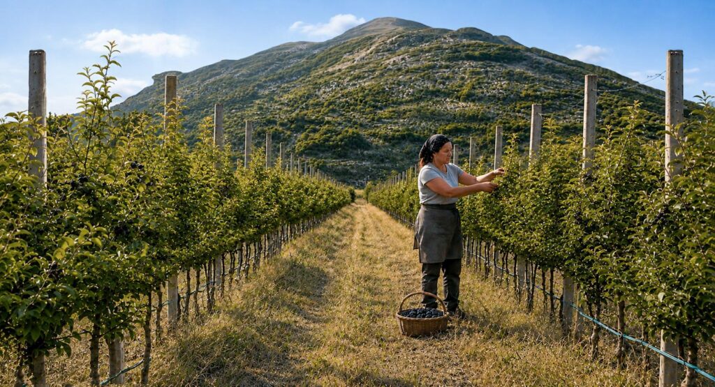 Bosnia Fruit Picking by David Faldo — photograph by David Faldo
