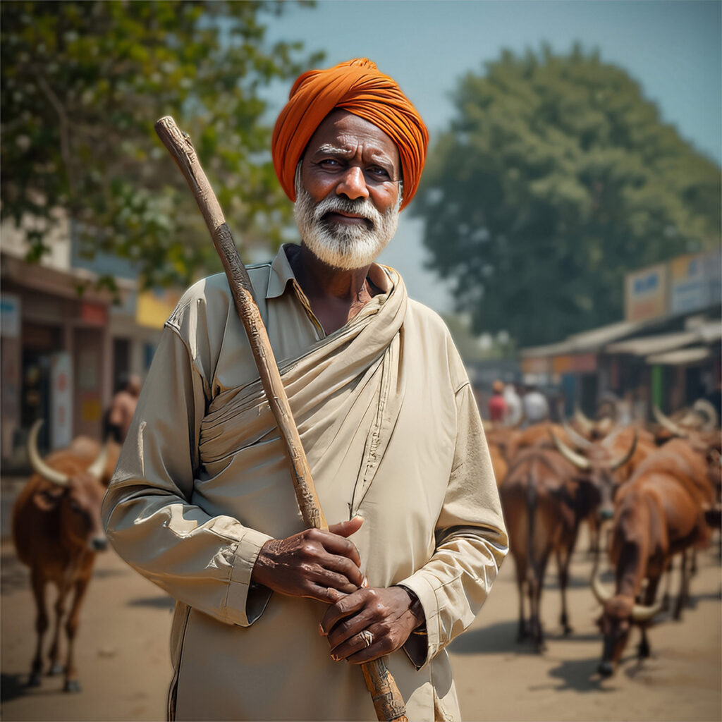 Indian Gent by David Faldo — photograph by David Faldo
